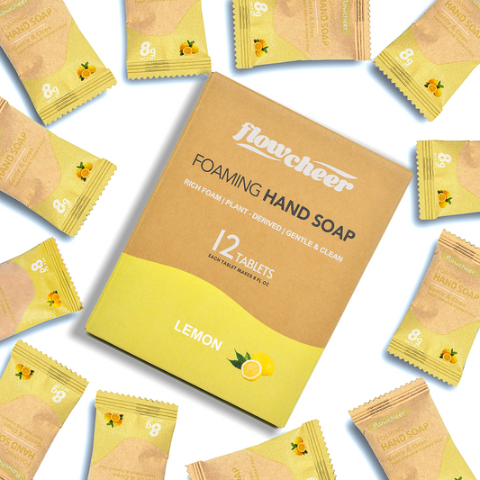 Foaming Hand Soap Refill 12 Tablets - Lemon Fragrance