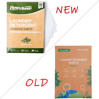 Flowcheer Laundry Detergent Sheets - 30 Sheets - Fresh Fragrance