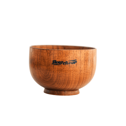 Flowcheer Natural Wooden Food Fruit Bowls Round Salad Bowl -Ideal for Restaurant and Home Use - Flowcheer