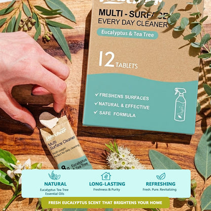 Eucalyptus Flowcheer Multi-Surface Cleaner Refills 12 Tablets (12ct)