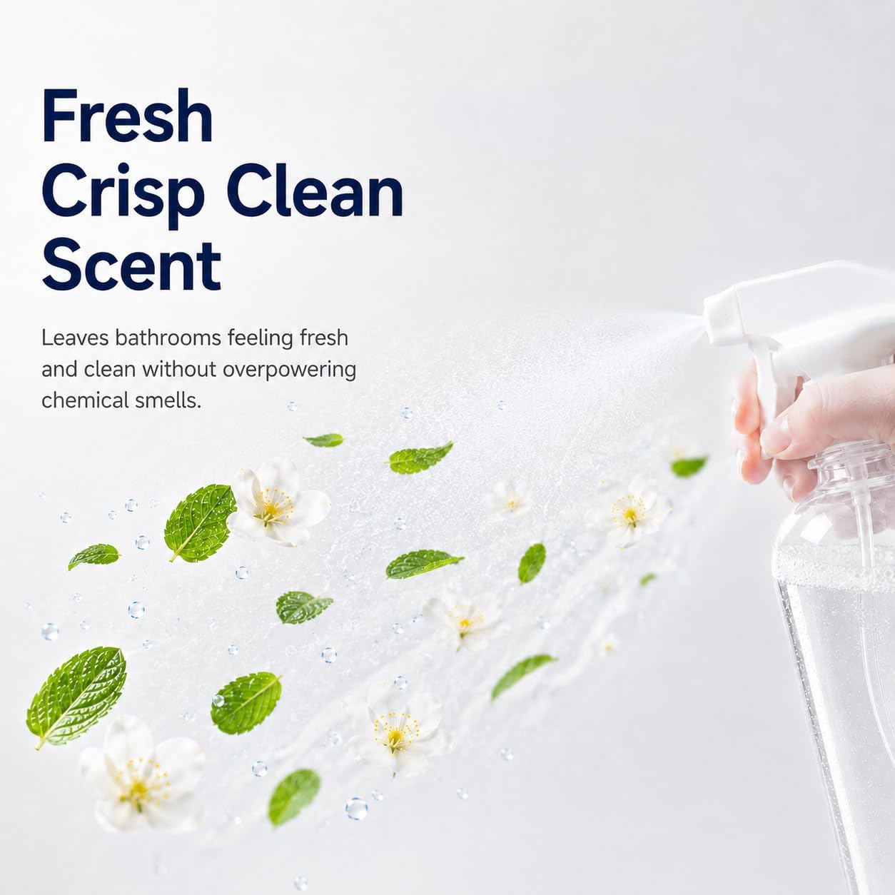 Flowcheer Foaming Bathroom Cleaner Tablets (12-Pack)