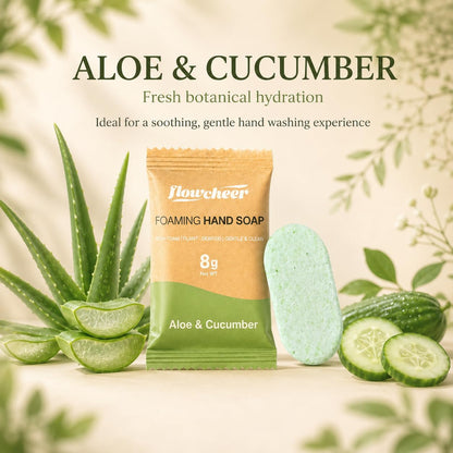 Aloe & Cucumber Flowcheer Foaming Hand Soap Refill 12 Tablets (12ct)