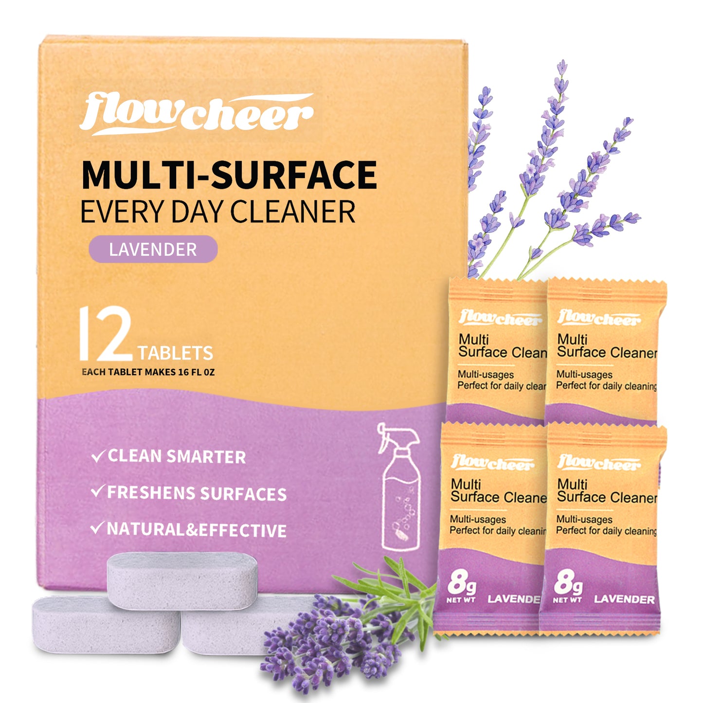Lavender Flowcheer Multi-Surface Cleaner Refills