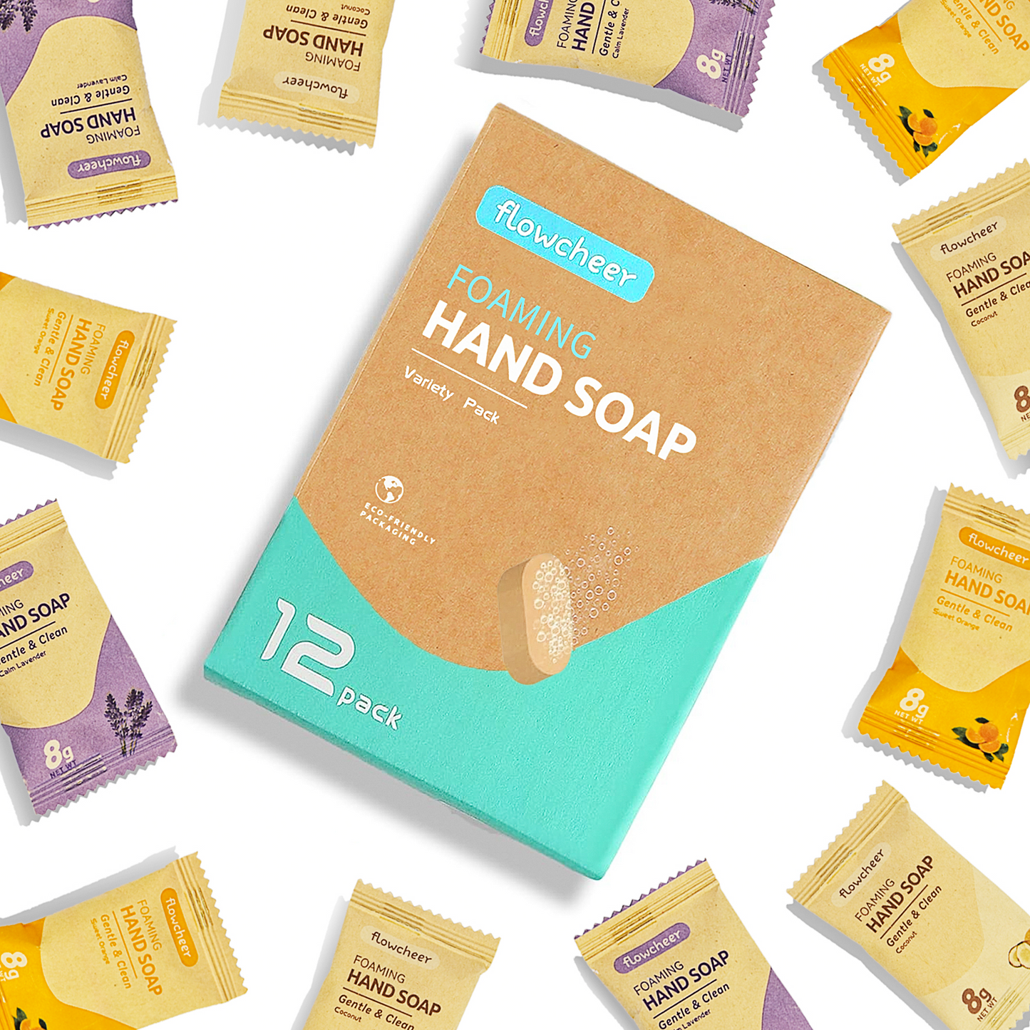 Foaming Hand Soap Refill 12 Tablets - (Lavender, Orange, Coconut)