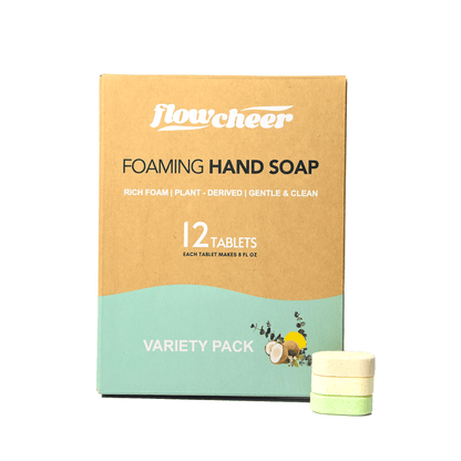 Foaming Hand Soap Refill 12 Tablets - ( Lemon,Coconut,Eucalyptus)