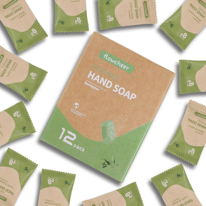 Foaming Hand Soap Refill 12 Tablets - Eucalyptus Fragrance - Flowcheer