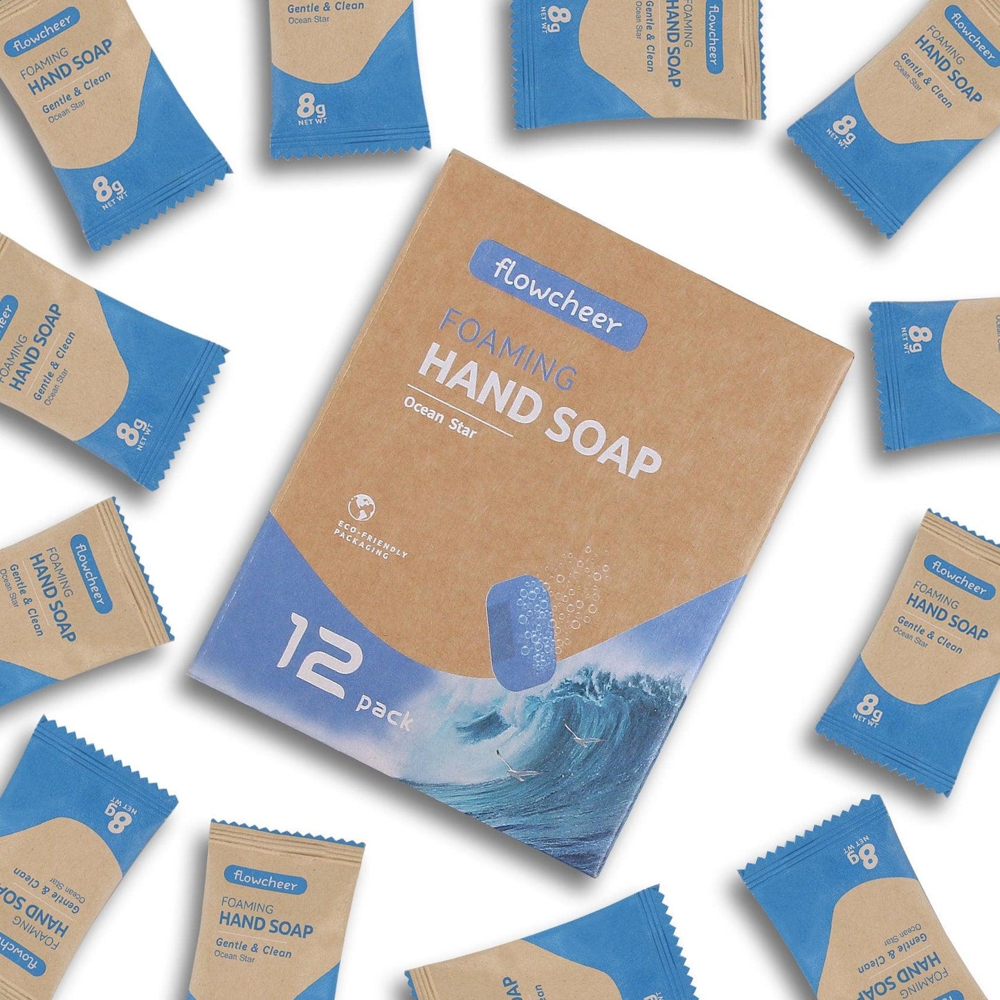 Foaming Hand Soap Refill 12 Tablets - Ocean Star Fragrance - Flowcheer