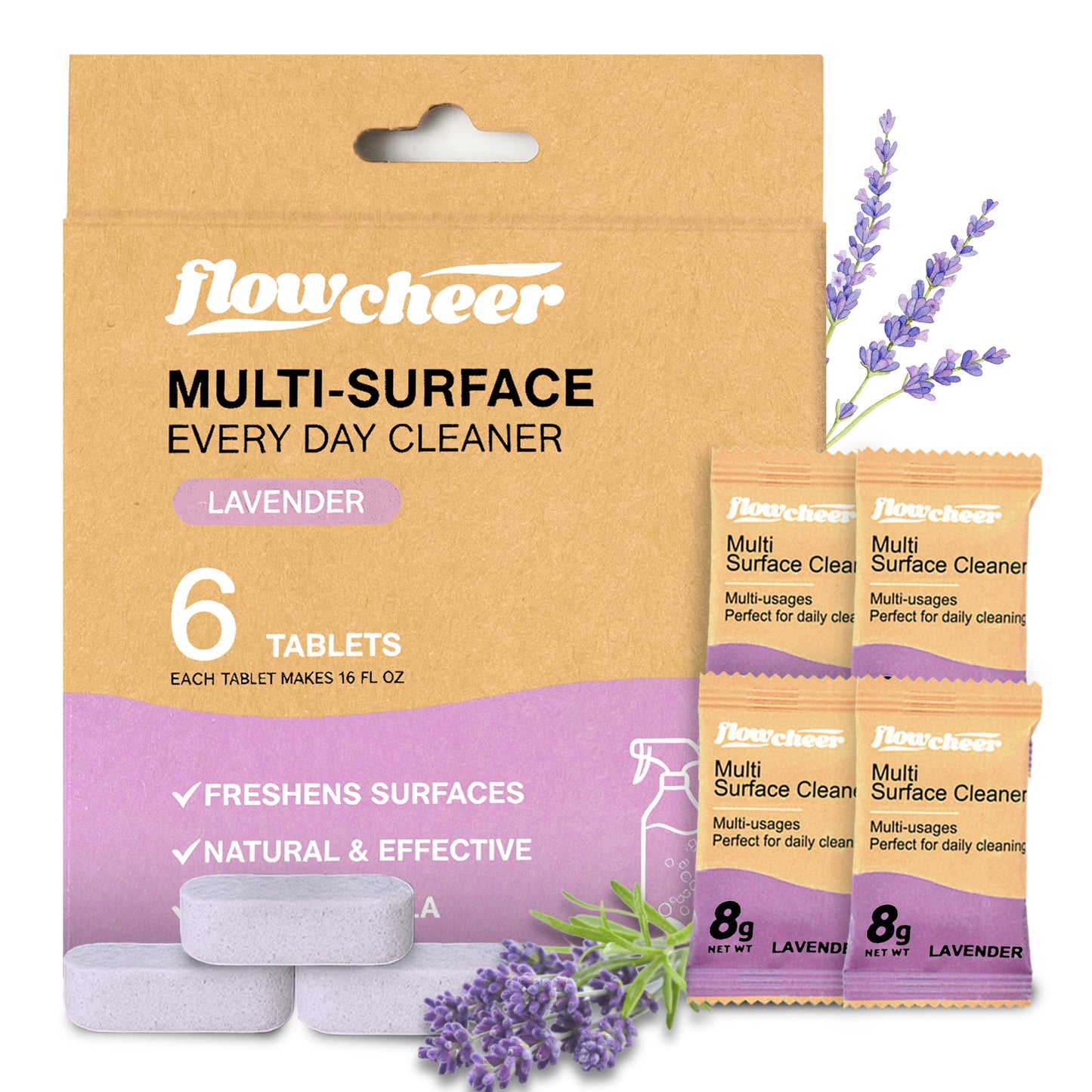 Lavender Flowcheer Multi-Surface Cleaner Refills